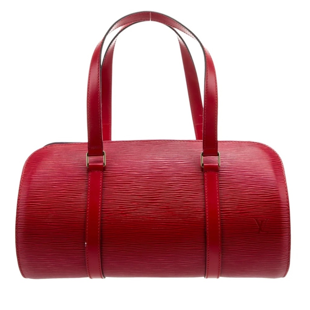 Louis Vuitton Soufflot Epi with mini in Red